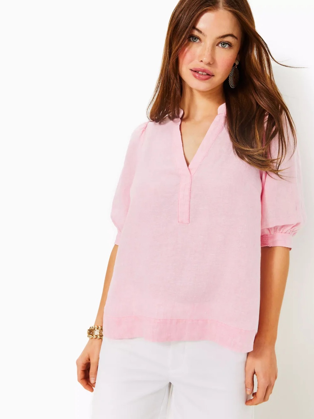 Lilly Pulitzer Mialeigh Linen Top